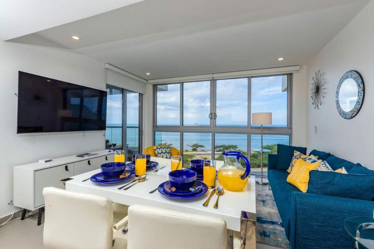 Breath Taking Beach Front Views Condo Eagle Beach Palm Beach Buitenkant foto