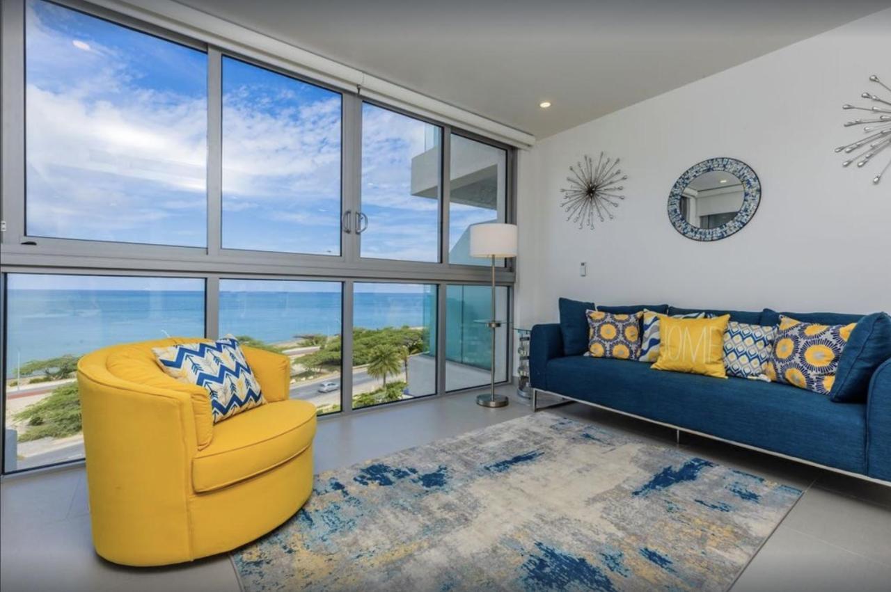 Breath Taking Beach Front Views Condo Eagle Beach Palm Beach Buitenkant foto